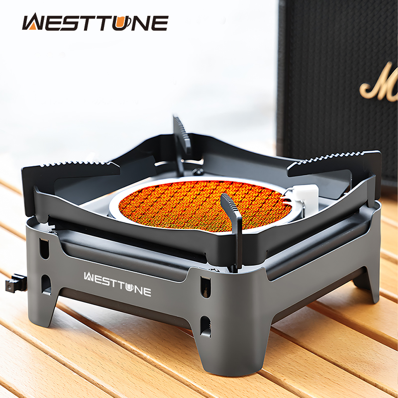 Home Cooking Gas Stove - WESTTUNE 屋外赤外線燃焼ストーブポータブルクッキングバーナー 3600 ワットガスストーブ電子点火付きキャンプピクニック用