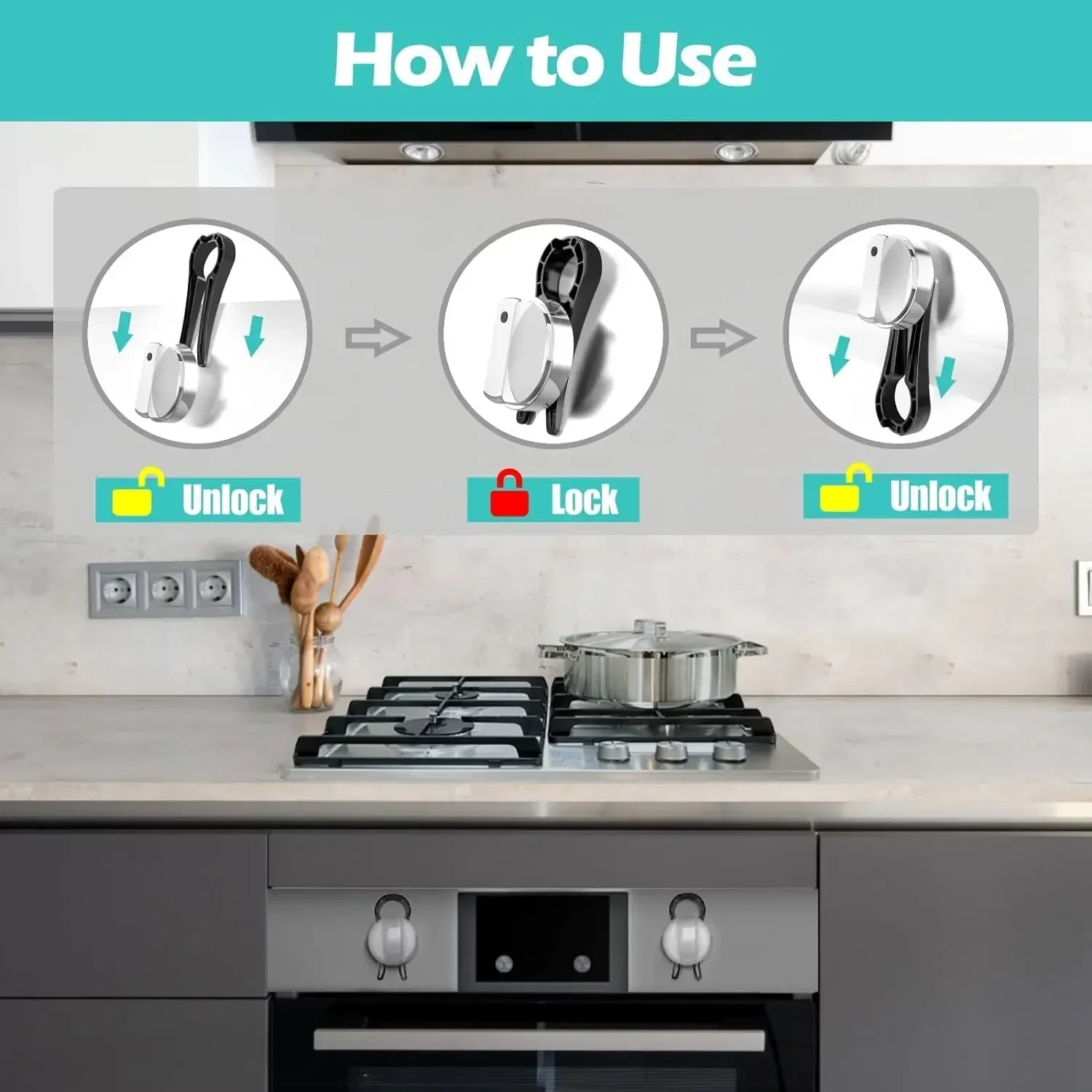 子供やペットから完全に守るためのチャイルドプルーフキッチン安 - Home Cooking Gas Stove のレビューと価格