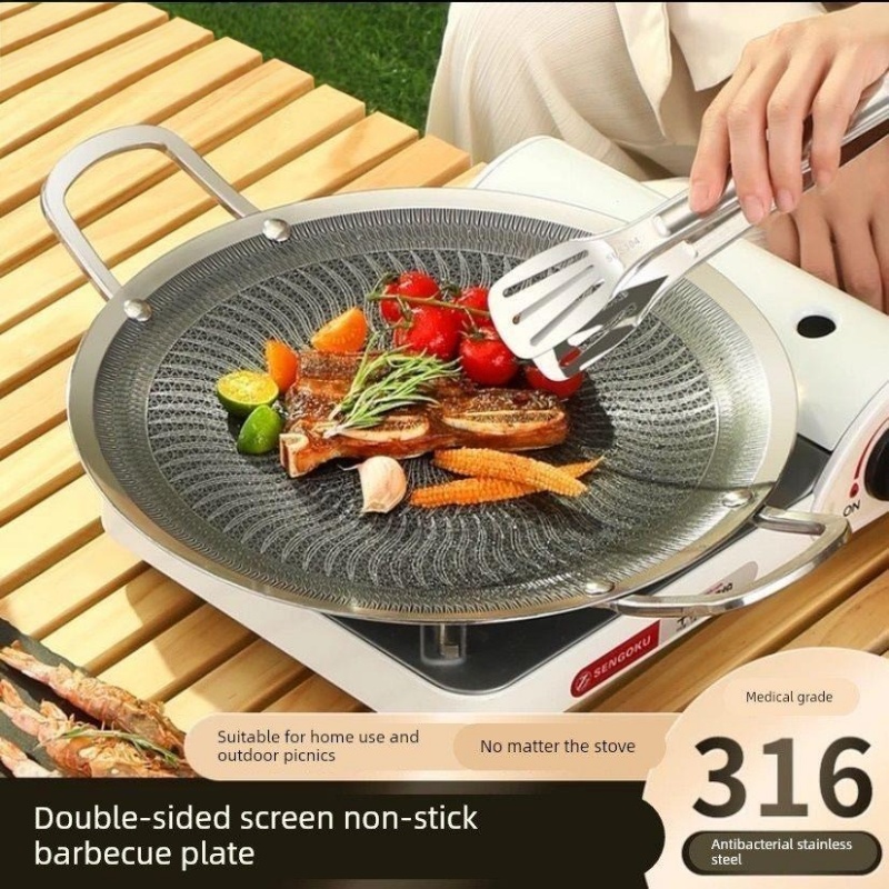 316ステンレス鋼多機能調理BBQグリルパン、キャンプ、家庭 - Home Cooking Gas Stove のレビューと価格