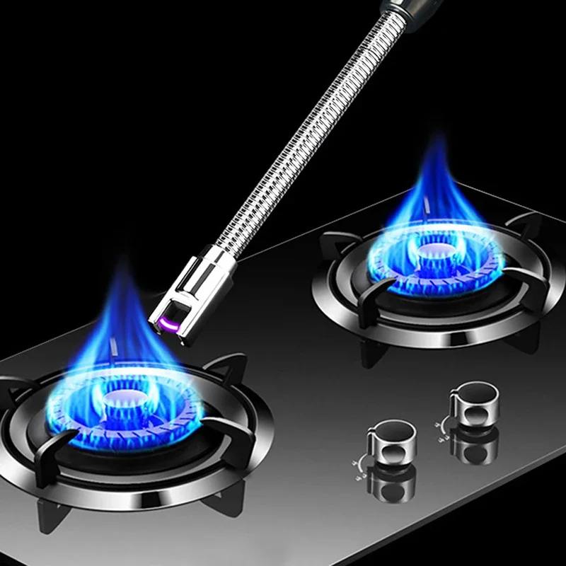 USB充電式アークフレームレスプラズマライター、バーベキュー - Home Cooking Gas Stove のレビューと価格