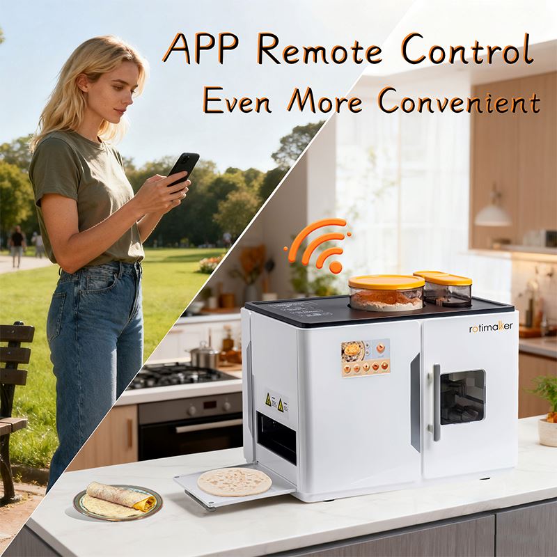 全自動電動ミニプラスチック製フラットブレッド・トルティーヤメ - Home Cooking Robot のレビューと価格