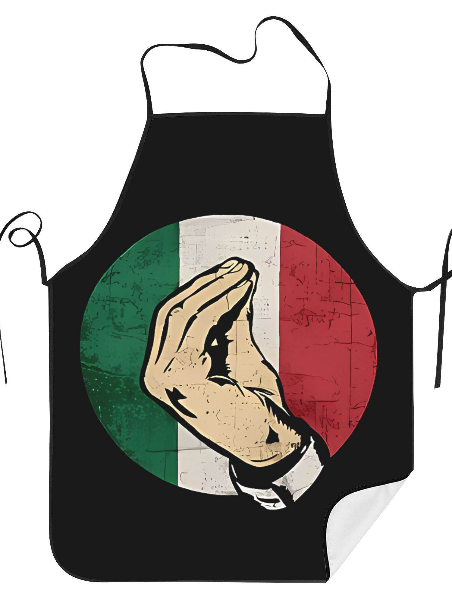 面白いイタリアの手の動きを模したキッチンエプロン イタリア国 - Home Cooking In Italian のレビューと価格
