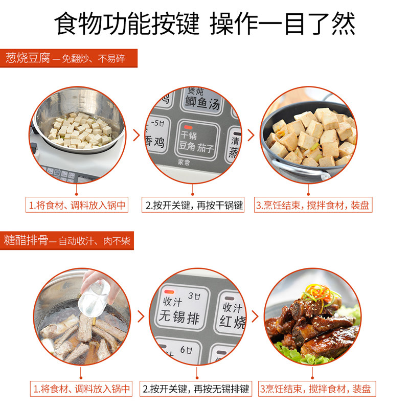 E15スマートクッキングロボット、大容量家庭用多機能フードプ - Home Cooking Robot のレビューと価格