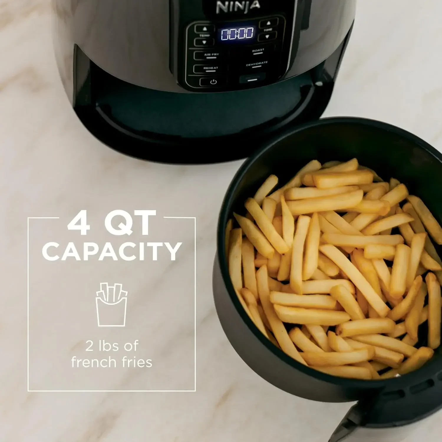 ニンジャ AF101 エアフライヤー、容量4クォート、4つの - Ninja Air Fryer Af101 のレビューと価格