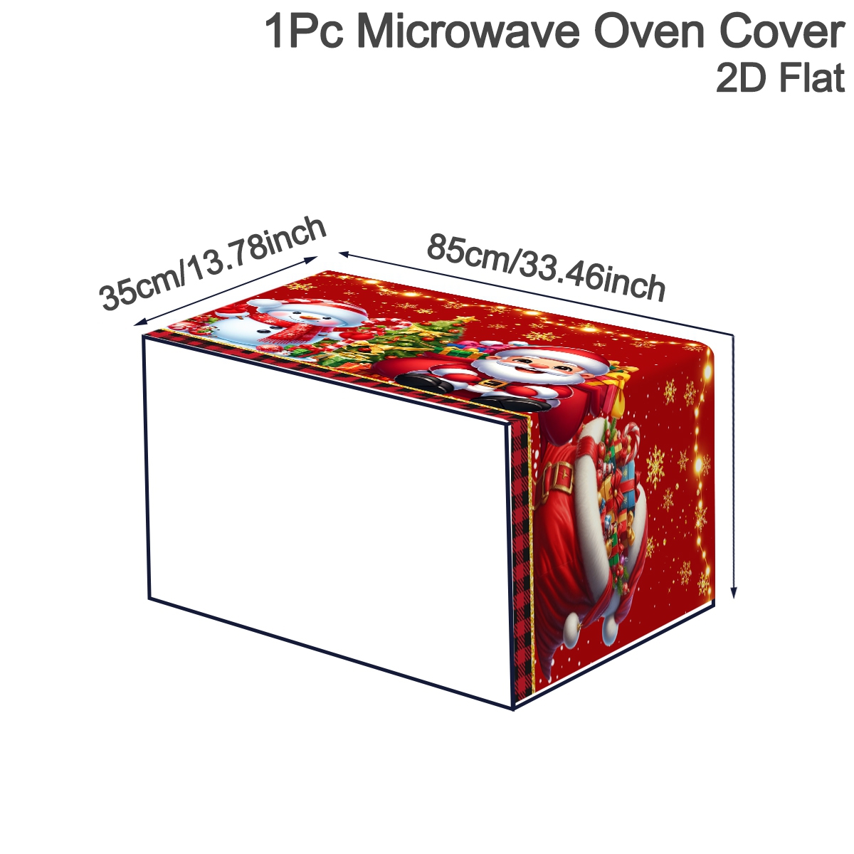 クリスマスオーブンダストカバー1個、サンタクロース柄、クリス - Home Cooking Appliances のレビューと価格