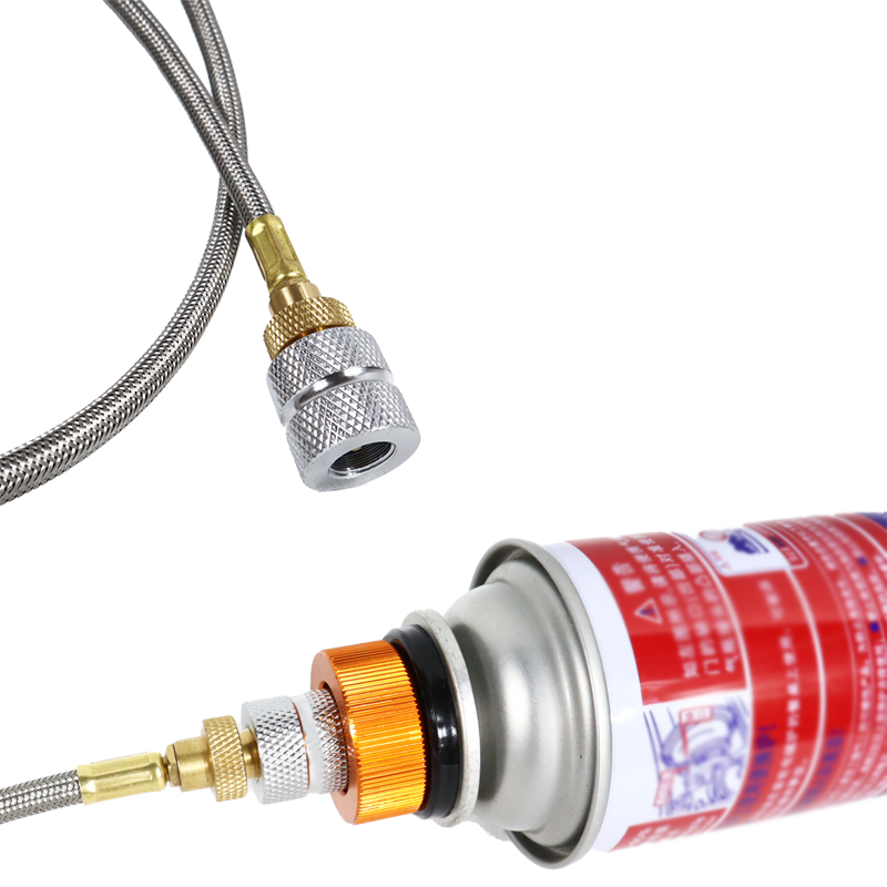 キャンプ用ガスストーブ プロパン補充アダプター ガスタンク接 - Home Cooking Gas のレビューと価格