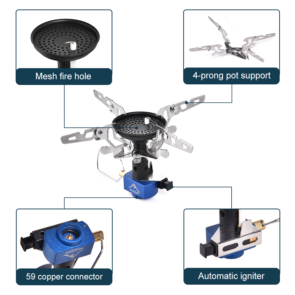 屋外キャンプ用ガスバーナー アウトドアストーブ 3300W  - Home Cooking Gas Stove のレビューと価格