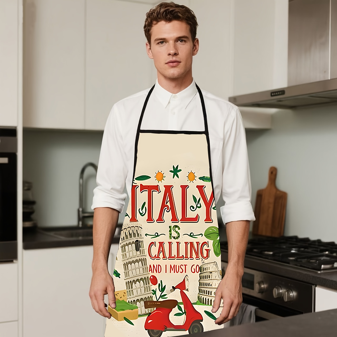 イタリアをテーマにしたエプロン1枚、イタリアが呼んでいる、そ - Home Cooking In Italian のレビューと価格